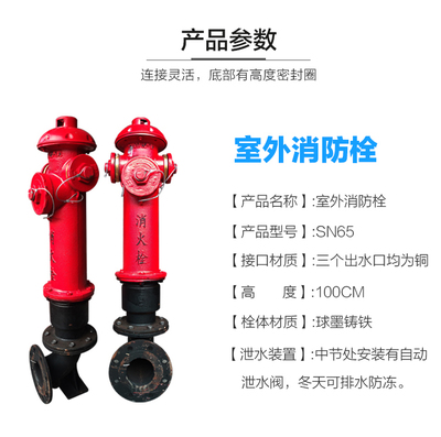 室外地上消火栓 SS100/65-1.6地上消防栓